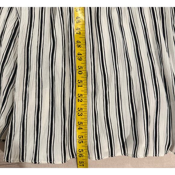 Baum und Pferdgarten Alona Striped Crepon Dress -Black/White - Sz 38 (SZ 8 US) - Picture 14 of 14